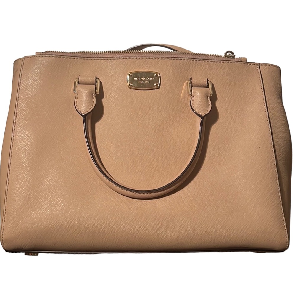 Tan Authentic Michael Kors Purse
